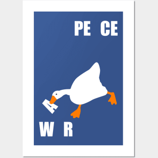 War & Peace Goose Posters and Art